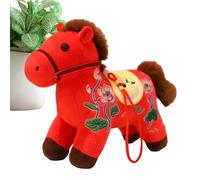 Générique Safe Horse Toys - Versatile Toy Horse ¦ Plush Toy for Festival Decor, Cute Toys with Hanging Pendant, Soft Plush, Stuffed Figure for Living Room Setup, Bedroom and Sofa Display