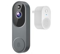 Générique Safedoorbell The Smarter Way to Protect Your Home, Safe Doorbell Camera Wireless, Smart Doorbell Cameras, with Motion Detection, Night Vision(Ash)