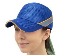 Générique Safety Bump Caps - Bump Insert Baseball Hat Cycling Caps - Breathable Mesh Wide-Angle Shock Absorption Ball Men Women Running Baseball Golf