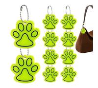 Générique Safety Charm - Animal Trinket for Visibility | Glowing Ornament with Metal Loop, Ten Count Luminous Pack, Nighttime Pedestrian Equipment for Adults, Women, Girls and Pet