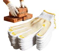 Générique Safety Gloves 5 Pairs Anti-Slip Breathable Wear-Resistant Mittens