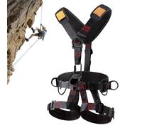 Générique Safety Harness, Fall Protection Belt, Climbing Gear, Adjustable Buckles for Secure Fit, Detachable Tree Harness System, Outdoor Work or Hunting, 31.5-59.06 Inches, Black, 1PC