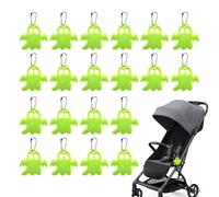 Générique Safety Reflectors for Walking,20 Pieces Ghost Safety Equipment - Reflective Pendants,for Backpack Cycling Walking Running Jogging Hiking Clothes