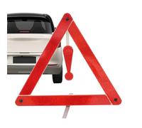 Générique Safety Road Triangle - Warning Sign for Vehicle Breakdown | Abs Foldable 39x39cm Red Design, Universal Type with Easy Installation, Car Truck, Highway, Tow, Parking Accessory