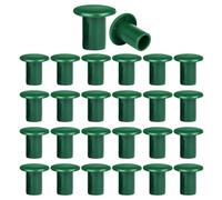 Générique Safety Toppers - Green Plant Support Stick Safety Covers | Outdoor Canes Capss | 48pcs Small Garden Stick Capss | Cane Rod Protection Caps | Garden Cane Caps for Safetys for Outdoor