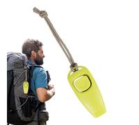 Générique Safety Whistle,Lightweight Survival Loud Defense Whistle - Critical Alert Multifunctional Training Equipment, Outdoor Sports Accessories, Men Women Safety Supplies for Hiking Camping