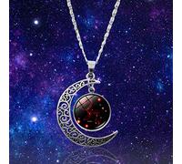 Générique Saint Valentin Bijoux Zodiaque De Cadeaux Anniversaire Pendentif Pour Femme Pour Femme Lune Ggifts Collier Signes Le Douze Anniversaire Les Demi Colliers Pendentifs (E, One Size)