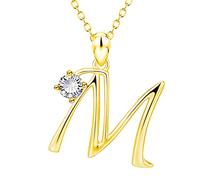 Générique Saint Valentin Saint Valentin Bijoux Essentiel Lettre Chaîne Colliers Pour Femmes Jour 26 2022 Pendentif Femmes Noël Filles Cadeau Anglais Mode Colliers Pendentifs (M, One Size)