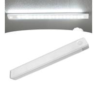 Générique Sakesfor LED Intelligent Human Body Induction Wireless Magnetic Long Night Light, Punch-Free Smart Sensor Magnetic Rechargeable LED Lights, for Kitchen, Stairs, Wardrobe (7.87in,White)