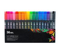 Générique Sakesfor Marker Pen for Highlight, Sakesfor Double Line Outline Pens, 8/12/24/36/48/60-Color Marker Pen for Highlight, for Christmas Greeting Cards, Scrapbook Crafts, Doodling (36 colors)