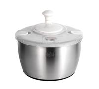 Générique Salad Spinner Large, Lettuce Spinner Salad Dryer, 7.8x8.66 inches Stainless Steel Washer with Rotating Handle, Veggie, Mixer for Washing & Drying Vegetable Fruits