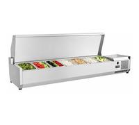 Générique Saladette Réfrigérée à Ingrédients Inox 1600 mm - 7 GN 1/3