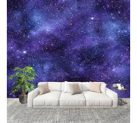 Générique Salon Chambre Murale Photo Mer éToiléE De RêVe Papier Peint Intissé Résistant à l’humidité Murale Violet Pour Décoration Murale Moderne Poster Tableaux Photo Muraux 200x140cm