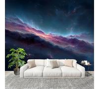 Générique Salon Chambre Murale Photo NéBuleuse Du Ciel De RêVe Papier Peint Intissé Résistant à l’humidité Murale Bleu Pour Décoration Murale Moderne Poster Tableaux Photo Muraux 400x280cm