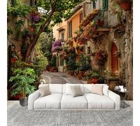 Générique Salon Chambre Murale Photo Rues Des Villes EuropéEnnes Papier Peint Intissé Résistant à l’humidité Murale Coloré Pour Décoration Murale Moderne Poster Tableaux Photo Muraux 350x256cm