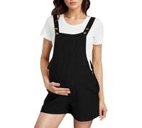 Générique Salopette en Coton pour Femme Enceinte Combinaison Ample Grossesse Jumpsuit Chic Décontractée