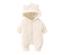 Générique Salopette Polaire pour bébé Enfant en Peluche de Couleur Unie avec Poches Vetement Manteau Vetements Blousons Confortable, Coupe ajustée, Quotidien grenouillères sans Pieds en Coton
