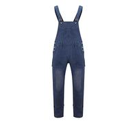 Générique Salopette Polyvalente Bretelles en Denim pour Hommes Mode Jeans Baggy Multi-Poches Simples Portefeuille Jeune Homme