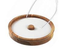 Générique Salt Rimmer,Bordureuse à Sel en Bois pour Cocktails | Distributeur de Sucre pour Décoration Service Mixage Décoration Domicile Fête Appartement
