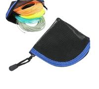 Générique Saltwater Fishing Wire Wallet, 8-Slot Mesh Pocket Organizer, Quick-Drying Fly Leader Storage, Compact & Durable Fishing Accessories for Outdoor Use, 15cm/5.91 inches
