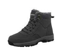 Générique Same Velvet Warm Slip Modische Schneestiefel für Männer und Frauen Chaussettes Courtes pour Femmes (Grey, 43)