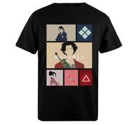 Générique Samurai Champloo Tri Blend T-Shirt Noir pour Hommes, Coupe Classique