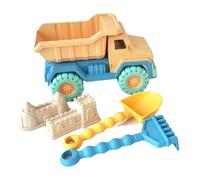 Générique Sand Castle Toys - Outdoor Beach Toys - Travel Beach Toyss, Dump Truck, Shovel, Rake, 2 Castle Sands Molds Sand Truck Toy for Boys & Girls Outdoor Play