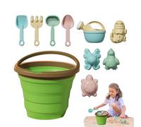 Générique Sand Toys - Sandbox Play Set Digging Tools | Folding Fruit Bucket Lightweight Outdoor Activity Kit Fun Creative Play for Beach, Swimming Pool, Garden, Backyard and Camping Adventures