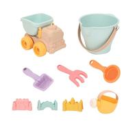 Générique Sand Toys - Summer Game, Portable Beach Toy Set, Educational Shovel Bucket Kit, Eco Straw Material | Creative Sand Girls Summer Backyard Vacation Camping Park Playground Poolside