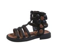 Générique Sandale Enfant Garcon Sandales pour filles à bout fermé,chaussures de fête de mariage,nœud à paillettes pour tout-petits