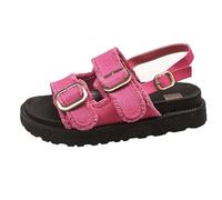 Générique Sandale Femme Chaussures Aquabike Pantoufle Extérieures Intérieures Taille 36-41 Eu Basket Rouge Sabot Bois Sandales En Caoutchouc Soutien Voûte Plantaire Tongue (Rose vif,40)