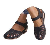 Générique Sandale Femme Compensées Mules Été Plateforme Chaussures Bout Fermé Sandale Bride Cheville Confort Et Nu-Pieds Geschenke éTé