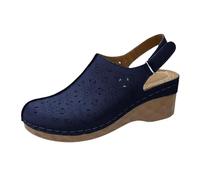 Générique Sandale Femme Confortable Compensée, Chaussures Sandales Mode Orthopedique Sandalette Larges Pied Été Soutien Voute Plantaire Compensées Confortables, Sandales Femme Été Compensées Remonte