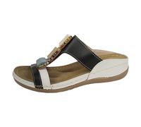 Générique Sandale Femme Ete Chaussures Chic Pantoufle Extérieures Intérieures Taille 36-41 Eu Basket 41 Sabot De Charpente Sandales Confort À Double Boucle Claquette Été (Le noir,37.5)