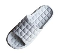 Générique Sandale Femme Pantoufles d'été Confortables pour Femmes - Sandales Douces pour Intérieur et Salle de Bain - Design et Moderne (Grey, 41)