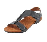 Générique Sandale Femme Sandales D'été À Talons Pour Femmes Avec Sangle De Talon Réglable Et Bout Ouvert Pour Un Usage Quotidien Décontracté Talon Épais Vintage Sandales Compensées Femme Plates