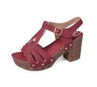 Générique Sandale Femme Sandales élégantes pour femmes pour les vacances décontractées,le travail et les soirées en amoureux. Talons hauts à bout ouvert,parfaits(40)