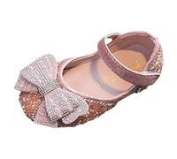 Générique Sandale Garcon Sandales pour filles,nouveau modèle à la mode,mignon,nœud à paillettes,décoration,boucle crochet,chaussures de princesse polyvalentes et confortables