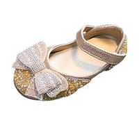 Générique Sandale Garcon Sandales pour filles,nouveau modèle à la mode,mignon,nœud à paillettes,décoration,boucle crochet,chaussures de princesse polyvalentes et confortables