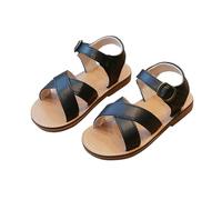 Générique Sandale Garcon Sandales pour filles,semelles souples,style romain,à lanières,bout ouvert,décontractées,confortables,pour la plage,l'extérieur et l'intérieur,bébés et filles