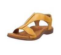 Générique Sandale Orthopedique- Sandale Randonnee Femme Bout Ouvert Plate Élastique Mules Plateforme Jogging Dorees Claquettes Anti-Dérapant Plage Casual Mode En Lin Running Comfort jaune 40