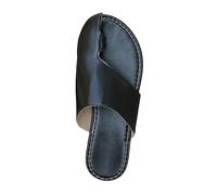 Générique Sandale Plate Femme Pieds Larges Sandales Blanches Sandales Plates pour Femmes,Légères,pour Corriger Les Orteils,La Plage,La Marche,Correction de Sabot Jardin Femme (Black,36)