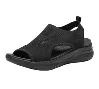 Générique Sandale Plateforme Femme De Plage Chaussures Respirantes Antidérapant Leger Bout Ouvert Été Confortable Chaussure Comfy Bohême Nu-Pieds Confort Ete Rétro 2025 Pas Cher Sandales Orthopédique