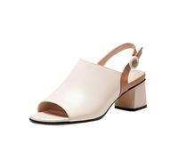 Générique Sandales à Bride Frontale Femme Talon Épais avec Assemblage de Couleurs Sandales Femme Été Bohême Plates Bout Ouvert Sandale Chaussures Tongs De Plage Décontracté Mode Mules