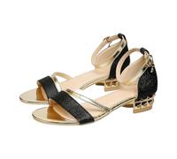 Générique Sandales à Talons Compensés Femme avec bride de cheville élastique À Bout Ouvert Semelle Douce et Coussinée Antidérapantes Légères Chaussures Élégantes Soirée Mariage