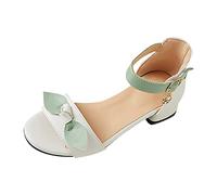 Générique Sandales Bebe Fille Petits/grands enfants Chaussures habillées Escarpins Talons bas Fleur Sandales à bout ouvert Fleur Fête de mariage