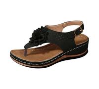 Générique Sandales bout compensé ergonomiques pour atténuer la fatigue du pied. Chaussures confortables et fonctionnelles. Chausson Confort Orthopédique (41)