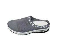 Générique Sandales Compensées Femme Compensé Mules Sandale Chaussure Maille With Arch Support Anti-Dérapantes Bout Fermé Claquette Respirant Élastiques Chaussures D'Été Décontractées