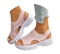 Générique Sandales Compensees Femme Confortable Mules Été Plateforme Bout Ouvert Rome Chaussures Vintage Pantoufles Sandale Randonnée Femme Sandale Ete Chaussures Confort Chic Sandales Compensées