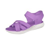 Générique Sandales Compensées Femme Sandales Compensées Femme Été Vadrouille Cool Brodée À Fond Épais Pour Femmes Avec Bande Croisée Pantoufles D'été Anatomiques Confortables Fabriqué En Italie